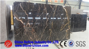 Black Tulip Marble,Tulip Black Marble,Golden Portoro Marble,China Portoro Marble,China Black Gold Marble for Exterior - Interior Wall and Floor
