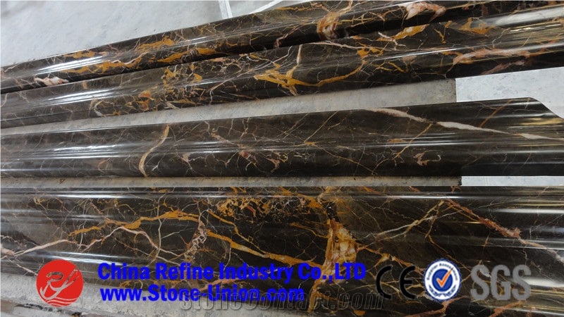 Black Tulip Marble,Tulip Black Marble,Golden Portoro Marble,China Portoro Marble,China Black Gold Marble for Exterior - Interior Wall and Floor
