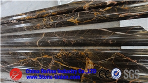 Black Tulip Marble,Tulip Black Marble,Golden Portoro Marble,China Portoro Marble,China Black Gold Marble for Exterior - Interior Wall and Floor
