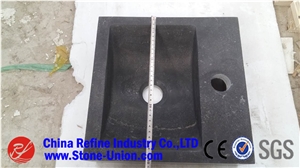 Blue Stone Rectangle Sinks & Basins Factory Sale,China Blue Stone Inner Wash Basin, Sink