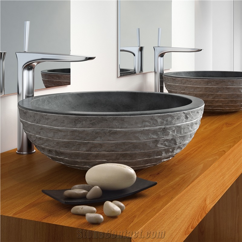 Cheap Antique Slate Sinks,Good Price Natural Slate Stone Sink,Wash Basins,Bathroom Sinks,Pebble River Stone Sink,Rough Surface River Stone Vessel Sink