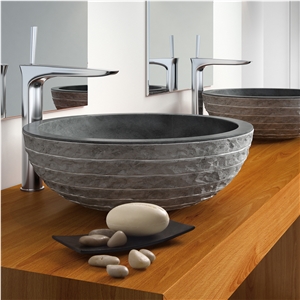 Cheap Antique Slate Sinks,Good Price Natural Slate Stone Sink,Wash Basins,Bathroom Sinks,Pebble River Stone Sink,Rough Surface River Stone Vessel Sink