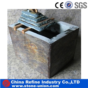 Cheap Slate Fountain For Interior Decoration