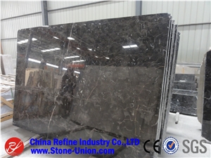 China Dark Emperador Marble Slabs For Background Wall