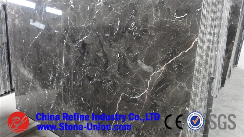 China Dark Emperador Marble Slabs For Background Wall