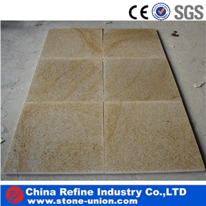 Chinese Polished G682/Rusty Yellow/Sunset Gold/Golden Sand/Giallo Ming/Giallo Rusty/Ming Gold/Yellow Rust/Desert Gold/Giallo Fantasia Granite Slabs