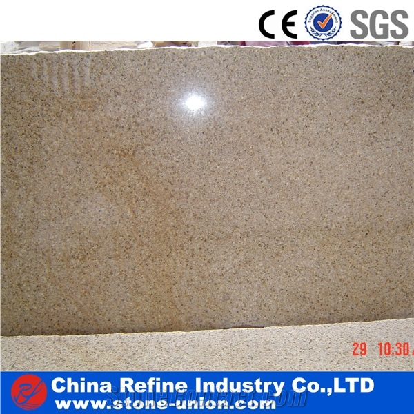 Chinese Polished G682/Rusty Yellow/Sunset Gold/Golden Sand/Giallo Ming/Giallo Rusty/Ming Gold/Yellow Rust/Desert Gold/Giallo Fantasia Granite Slabs