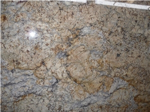 Diamond Like Flowers Granite, Yellow Granite for Kitchen Countertops, Solid Surface Worktops,Giallo Diamond Flower Granite Slab,Giallo Diamond Flower