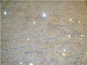 Diamond Like Flowers Granite, Yellow Granite for Kitchen Countertops, Solid Surface Worktops,Giallo Diamond Flower Granite Slab,Giallo Diamond Flower