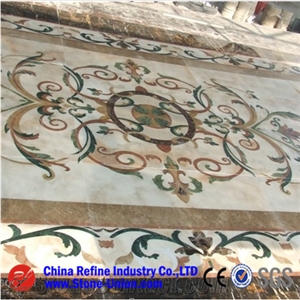 Factory Price Flower Pattern Waterjet Medallion Marble Floor Marble Medallion,Waterjet Medallions,Mosaic Medallions,Round Medallions