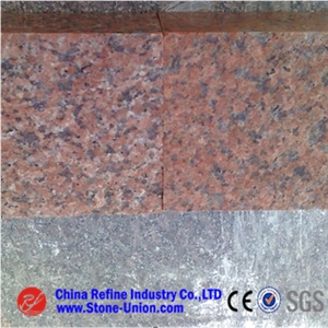 G386 Granite, Peninsula Red, Shidao Red, Island Red, Zhuangcheng Red,Red Granite Cube Stone & Pavers