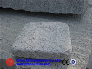 G602 Cube Stone Granite Cobble,China Grey Sardo Paving Stone,Natural Split Cubes,Blind Paving Stone,Walkway Pavers,Driveway Pavers