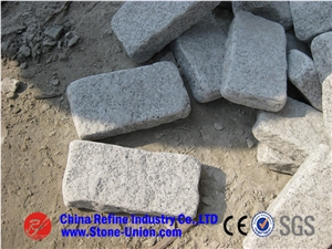 G602 Cube Stone Granite Cobble,China Grey Sardo Paving Stone,Natural Split Cubes,Blind Paving Stone,Walkway Pavers,Driveway Pavers