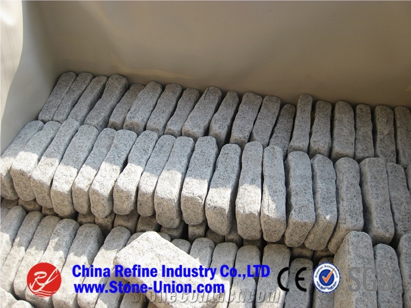 G602 Cube Stone Granite Cobble,China Grey Sardo Paving Stone,Natural Split Cubes,Blind Paving Stone,Walkway Pavers,Driveway Pavers