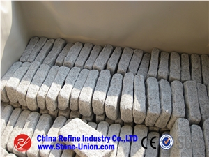 G602 Cube Stone Granite Cobble,China Grey Sardo Paving Stone,Natural Split Cubes,Blind Paving Stone,Walkway Pavers,Driveway Pavers