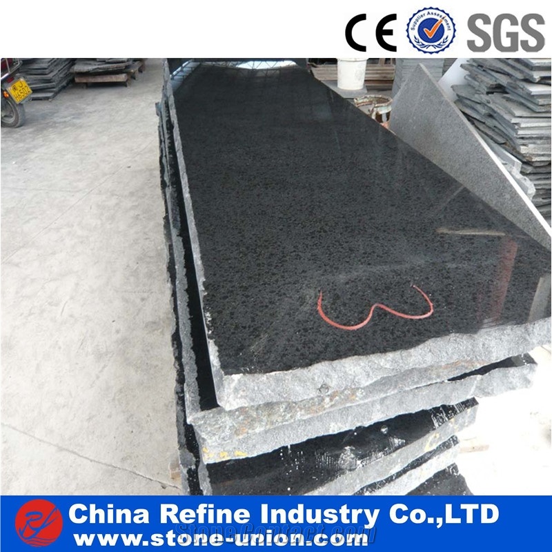 G684 Fuding Black, Black Basalt, Black Pearl Basalt, Black Basalt,Black Pearl Basalt,/Black Pearl Wall Cladding Covering, Cut-To-Size,Exterior Stone