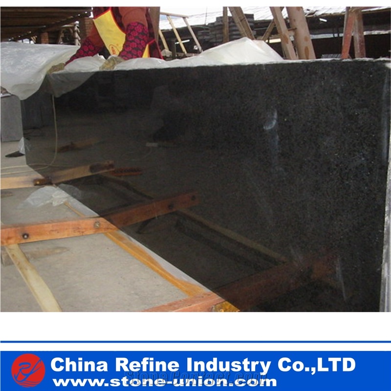 G684 Granite Tile,Black Granite Stone Flamed Paver,Cheap Diamond Black New G684 Thermal Floor Tiles and Walling Pavers,Chinese Pure Black G684 Granite