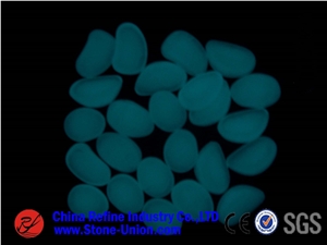 Glow in Night Natural White Pebble Stone,Night Glow Stones Colorful Gems Pebble