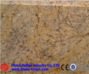 Golden Flower Granite,Golden Flower Of Jia,Jiajin Flower,Jiajin Hua for Countertops, Exterior - Interior Wall and Floor Applications