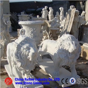Grey Granite Lion Statue,Grey Granite Lion Sculpture,Landscape Sculptures, Sculpture Ideas