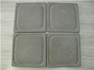 Grey Volcanic Basalt Round Stone Cooking Pan,Pizza Stone Supplier,Lava Stone Cooking Pan Manufacturer,Cooking Stone Steak Set,Stone Cooking Pot
