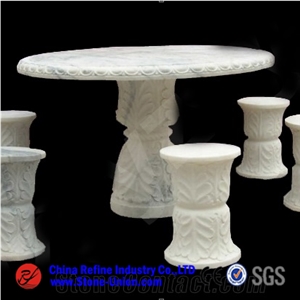 Hand Carving White Marble Garden Table,Table Sets,Exterior Furniture,Garden Tables,Street Furniture Hand Carving White Marble Garden Table,Table Sets,Exterior Furniture,Garden Tables,Street Furniture