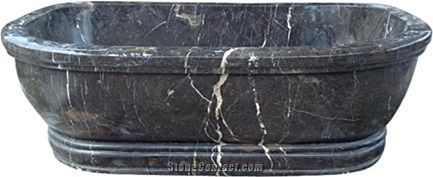 Natural Black Marble Bath Polished, Black Marble Bath Tub Factory Wholesale, Cheapest Black Marble Bathtub