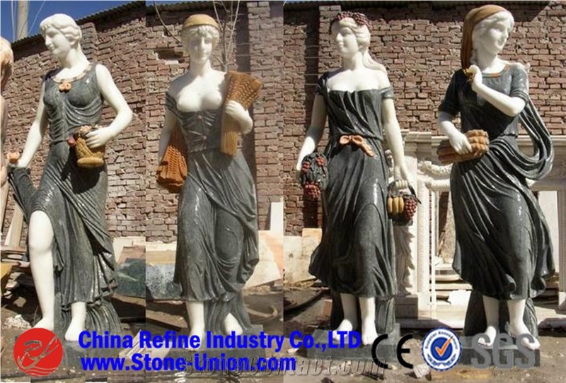 Natural Marble Stone Carving Religion Garden Statue Sculpture,Marble Handcarved Garden Sculpture