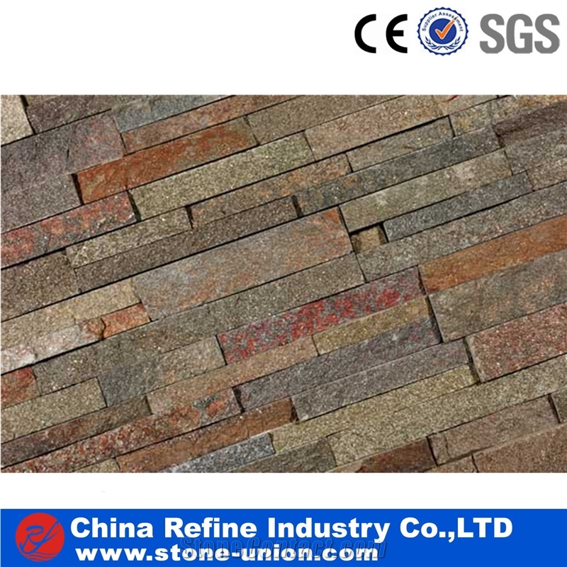 Rough Black Slate Leger Stone, Wall Panels,Slate Cultured Stone, Wall Cladding, Stacked Stone Veneer Clearance, Manufactured Stone Veneer