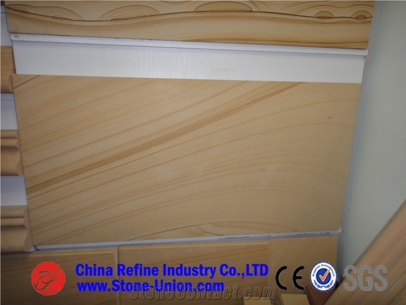 Scenery Sandstone, Yellow Sandstone for Interior and Exterior Applications,Sandstone Tiles,Sandstone Slabs,Sandstone Floor Tiles
