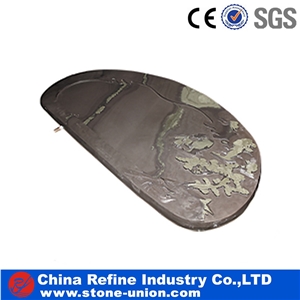 Slate Classical Tea Plates,Chinese Eastern Trays and Plates,Dishes,Pestles,Slate Boards for Tea