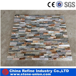 Slate Cultured Stone,Wall Cladding, Stacked Stone Veneer, Corner Stone Clearance,Thin Stone Veneer,Outdoor Quartzite Wall Panel,Manufactured Stone