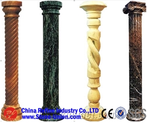 Stone Pillar,Garden Pillar,Marble Roman Column,Column Bases,Sculptured Columns, Roman Columns,Corinthian Columns