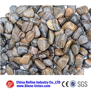 Striped Quartzite Pebbles,Mixed Pebble Stone,River Stone,Polished Pebbles,Pebble Walkway,Pebble Stone Driveways