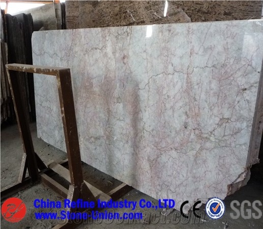 Syan Red Cream Marble,Pink Marble for Counter Tops and Bars, Interior Wall Panels, Water Walls and Fountains
