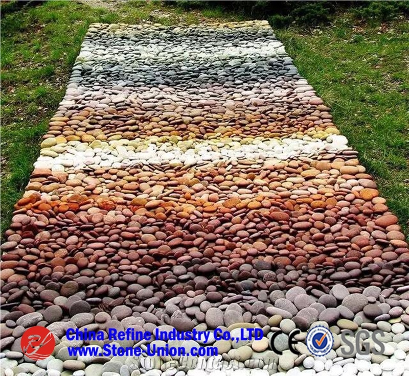 Tumbled Mixure Pebble Stones, Polished River Pebble,Chipping Pebble Stone,River Pebble Stone,Landscaping Pebble Stone