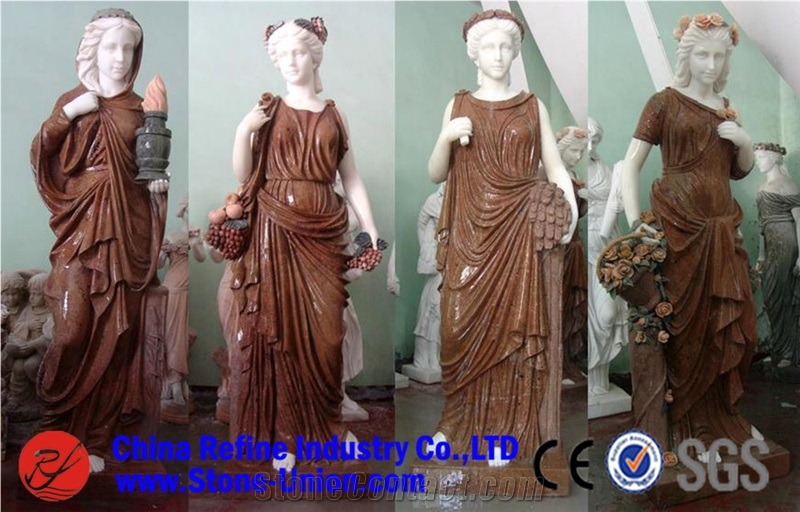 Western Customized Hand Carving Sculptured,Human Sculptures, Human Statues,Customized Marble Statues for Sale