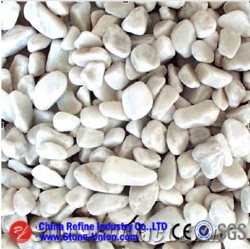 White Pebble Stone, River Stone Pebble Walkway,Driveway Paving Stone, Walkway Cobbles
