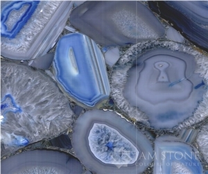 Agate Blue, Agate Grey, Amethyst Gem Stone, Semiprecious Stone