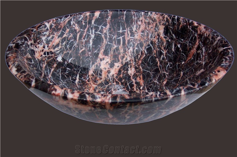 Azalea Red, Marble Tiles & Slabs, Marble Skirting, Marble Wall Covering Tiles, Marble Floor Covering Tiles, Marble Pattern, China Brown Marble
