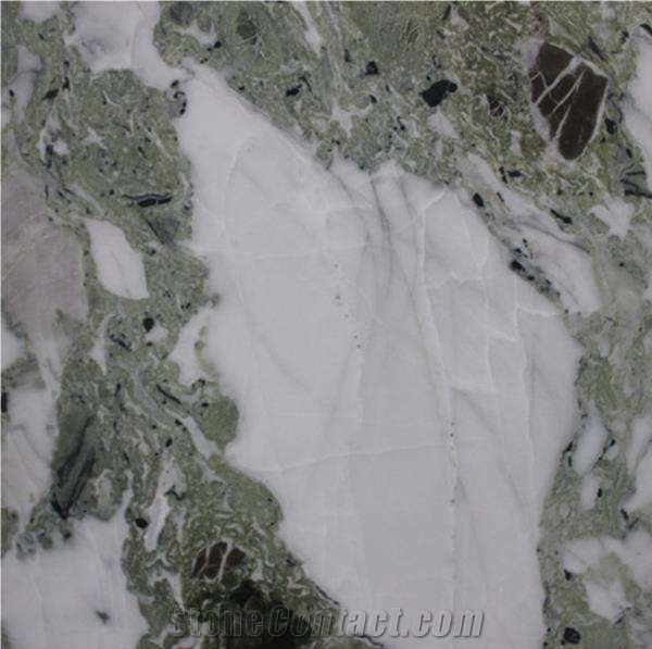 Cold Emerald, Marble Tiles & Slabs, Marble Skirting, Marble Floor Covering Tiles, Marble Pattern, China Green Marble