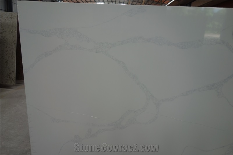 Rsq0711, Quartz Stone Tiles, Quartz Stone Slabs, Engineered Stone, Quartz Stone Flooring, China White Quartz