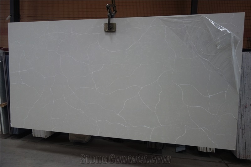 Rsq16418, Quartz Stone Tiles, Quartz Stone Slabs, Engineered Stone, Quartz Stone Flooring, China White Quartz
