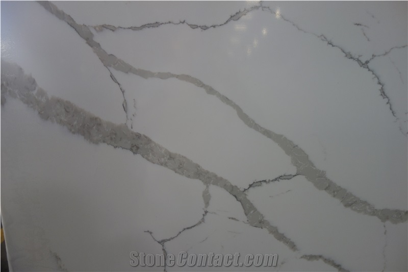 Rsq17415, Quartz Stone Tiles, Quartz Stone Slabs, Engineered Stone, Quartz Stone Flooring, China White Quartz