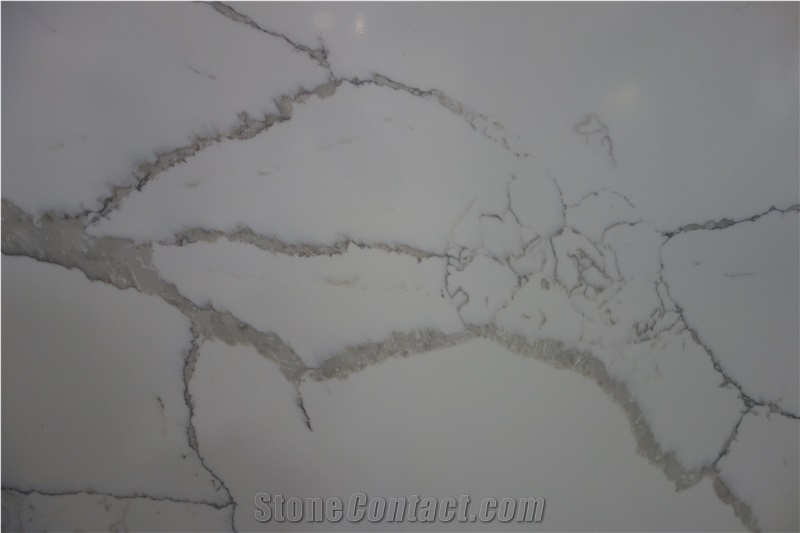 Rsq17415, Quartz Stone Tiles, Quartz Stone Slabs, Engineered Stone, Quartz Stone Flooring, China White Quartz