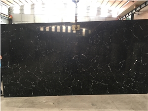 Rsq416, Quartz Stone Tiles, Quartz Stone Slabs, Engineered Stone, Quartz Stone Flooring, China Black Quartz