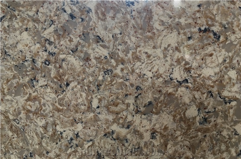 Rsq9003, Quartz Stone Tiles, Quartz Stone Slabs, Engineered Stone, Quartz Stone Flooring, China Yellow Quartz