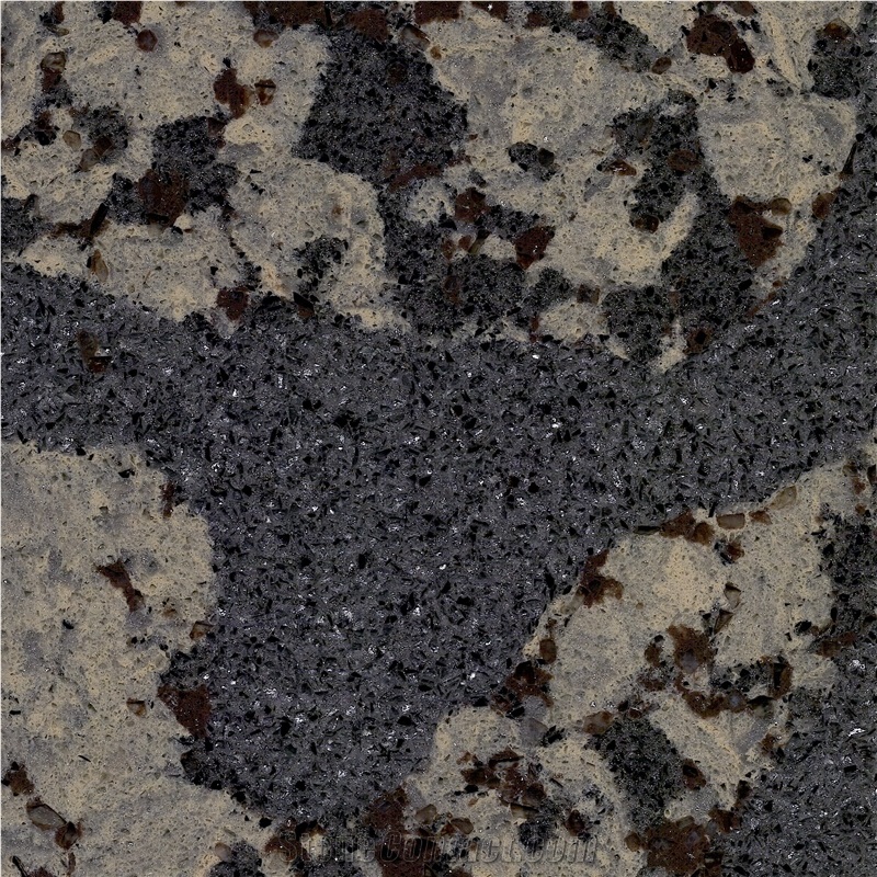 Rsq9016, Quartz Stone Tiles, Quartz Stone Slabs, Engineered Stone, Quartz Stone Flooring, China Grey Quartz