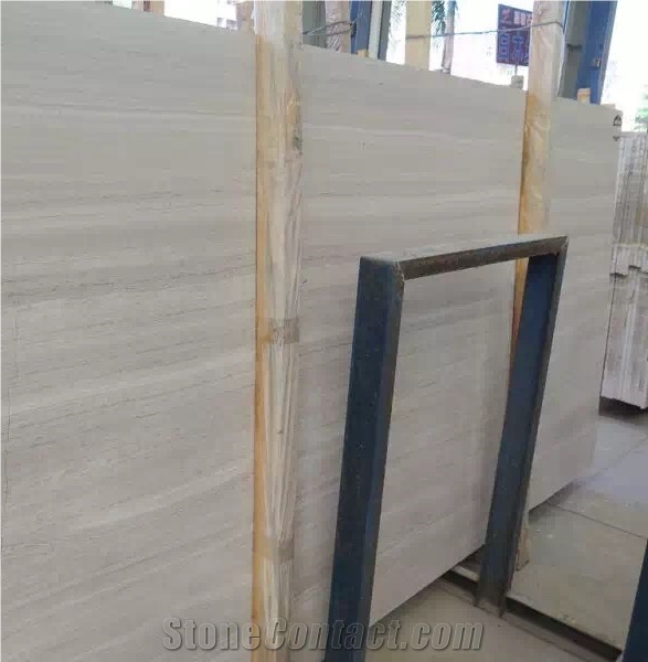 White Wood Grain, Marble Tiles & Slabs, Marble Skirting, Marble Floor Covering Tiles, Marble Wall Covering Tiles, China Grey Marble