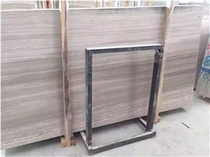 White Wood Grain, Marble Tiles & Slabs, Marble Skirting, Marble Floor Covering Tiles, Marble Wall Covering Tiles, China Grey Marble